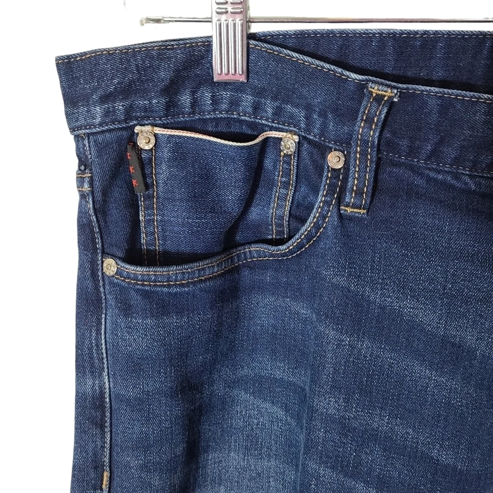 John Varvatos USA Men's Boab dark wash denim blue jeans pants size 36